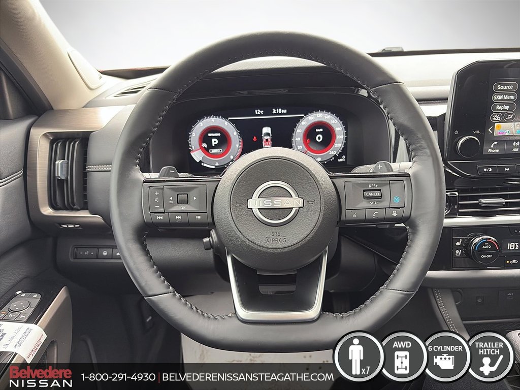 Nissan Pathfinder Platinum CUIR TOIT PANO JANTES 20PO 2024 à Ste-Agathe des Monts, Québec - 12 - w1024h768px