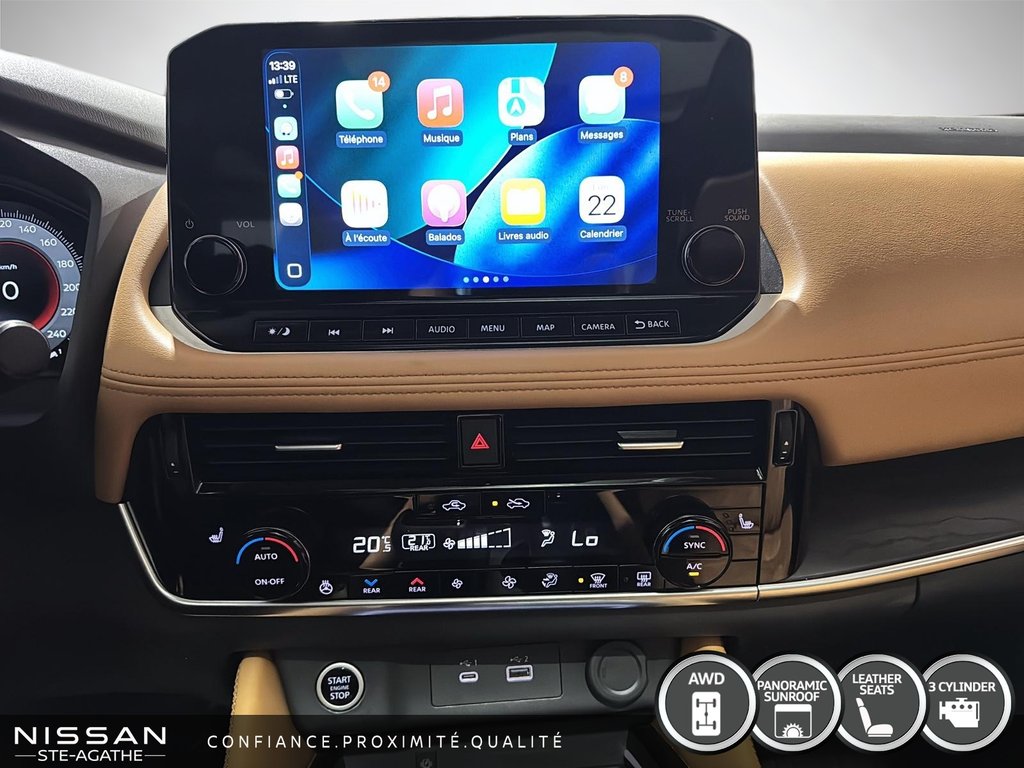 Nissan Rogue PLATINUM 2 TONS 2023 à Ste-Agathe des Monts, Québec - 14 - w1024h768px