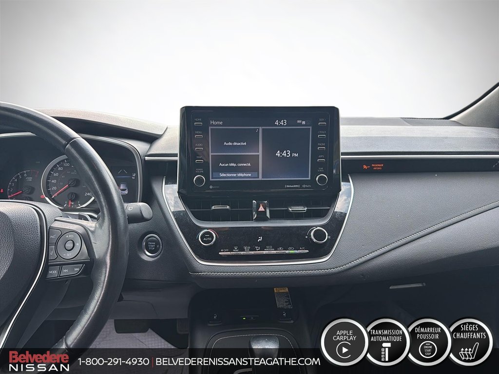 Toyota Corolla Hatchback SE HATCHBACK CVT JANTES 18 PO 2022 à Ste-Agathe des Monts, Québec - 10 - w1024h768px