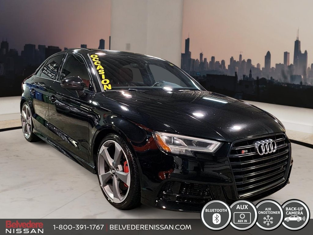 S3 SEDAN S3 QUATTRO AUTOMATIQUE CUIR/ROUGE MAGS 19'' TOIT 2019 à Saint-Jérôme, Québec - 3 - w1024h768px