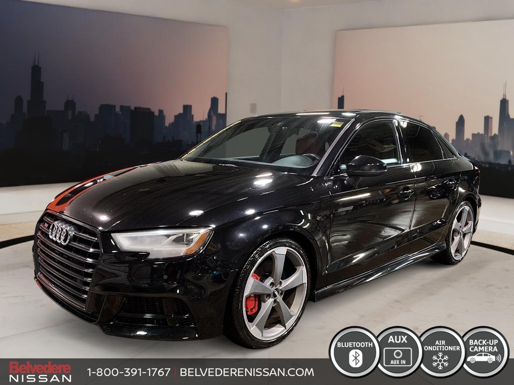 S3 SEDAN S3 QUATTRO AUTOMATIQUE CUIR/ROUGE MAGS 19'' TOIT 2019 à Saint-Jérôme, Québec - 1 - w1024h768px