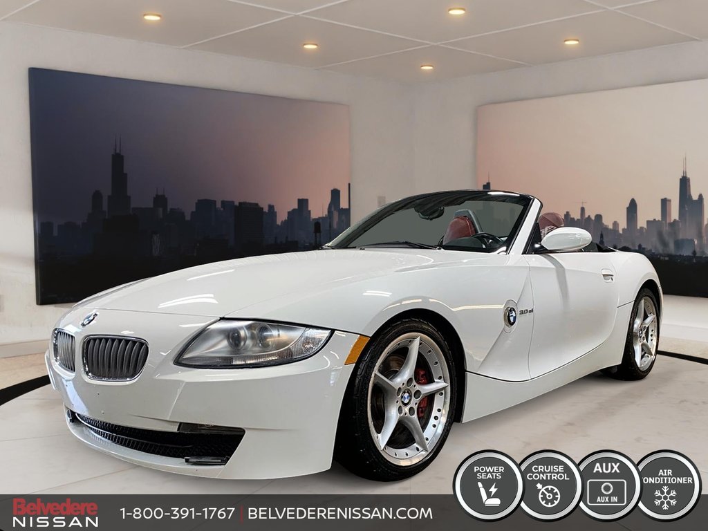 BMW Z4 3.0 SI DÉCAPOTABLE CUIR ROUGE CRUISE PREMIUM SOUND 2006 à Saint-Jérôme, Québec - 9 - w1024h768px