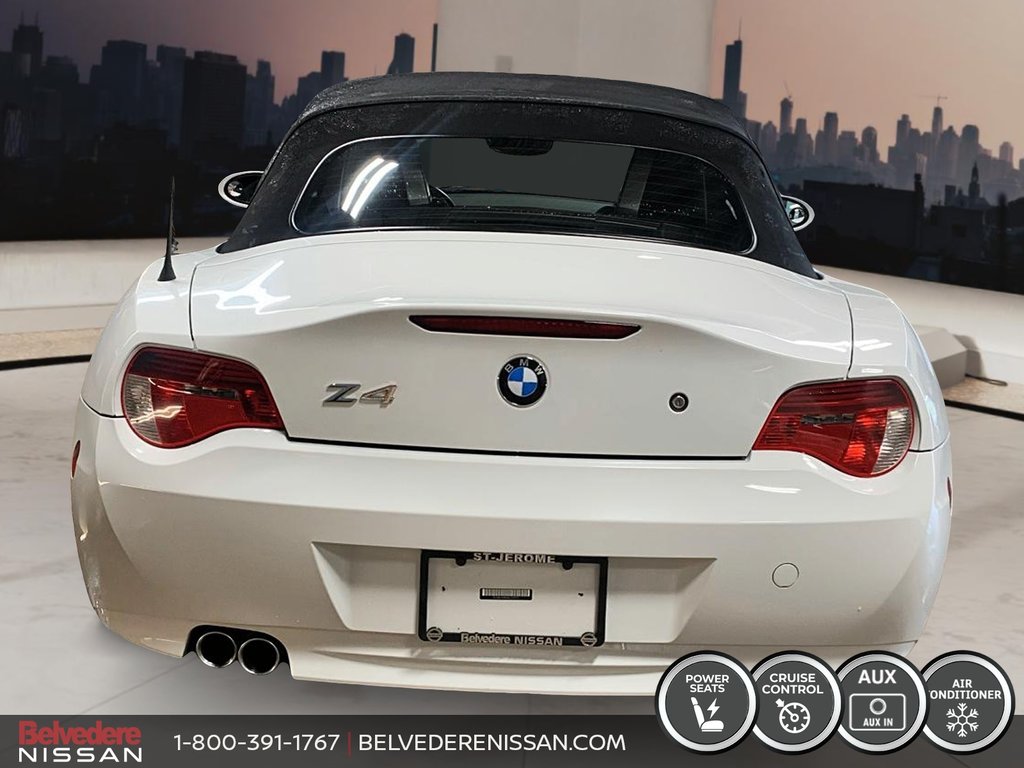 BMW Z4 3.0 SI DÉCAPOTABLE CUIR ROUGE CRUISE PREMIUM SOUND 2006 à Saint-Jérôme, Québec - 4 - w1024h768px