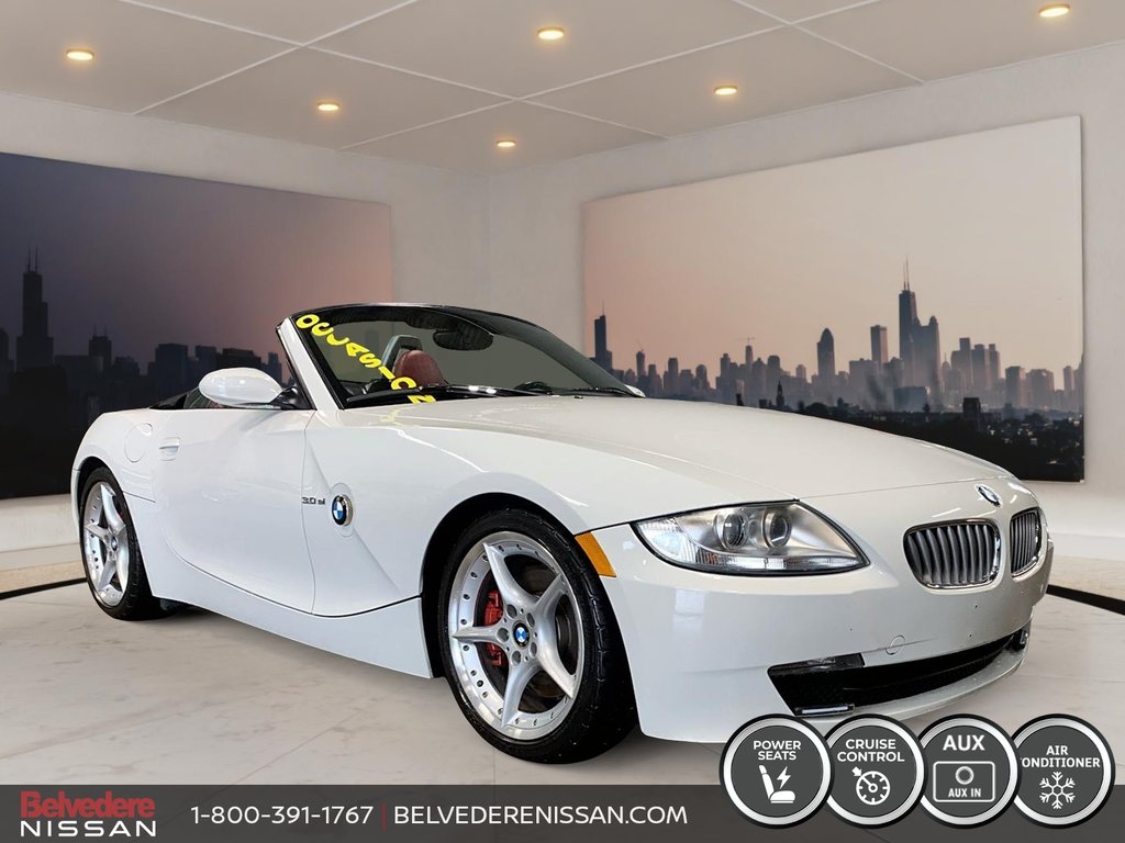 BMW Z4 3.0 SI DÉCAPOTABLE CUIR ROUGE CRUISE PREMIUM SOUND 2006 à Saint-Jérôme, Québec - 11 - w1024h768px