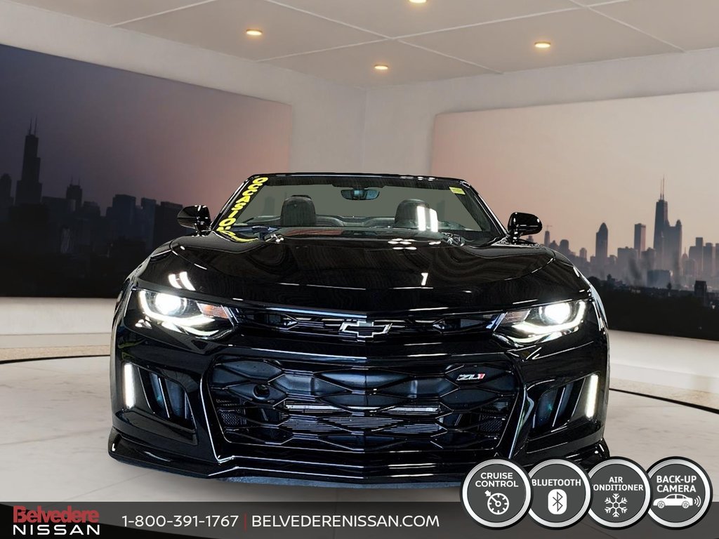 2019 Chevrolet Camaro ZL1  DÉCAPOTABLE V8 6.2L SURALIMENTÉ 650HP in Saint-Jérôme, Quebec - 25 - w1024h768px