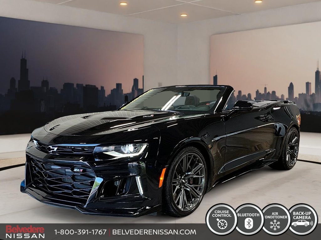 2019 Chevrolet Camaro ZL1  DÉCAPOTABLE V8 6.2L SURALIMENTÉ 650HP in Saint-Jérôme, Quebec - 24 - w1024h768px