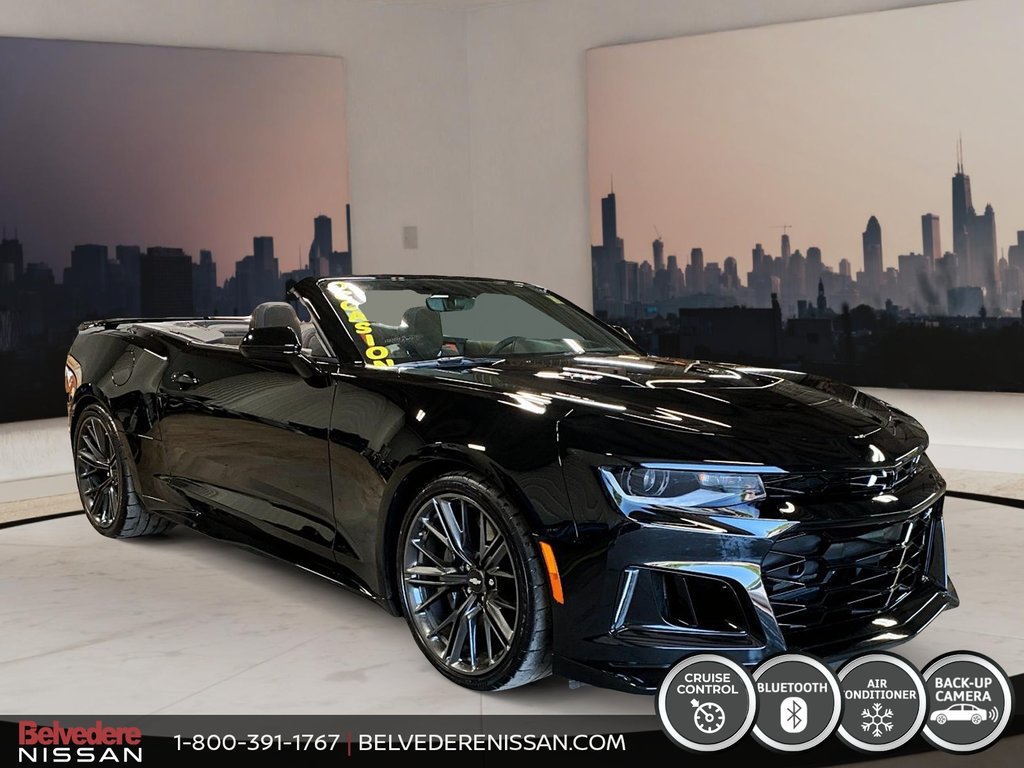 2019 Chevrolet Camaro ZL1  DÉCAPOTABLE V8 6.2L SURALIMENTÉ 650HP in Saint-Jérôme, Quebec - 26 - w1024h768px
