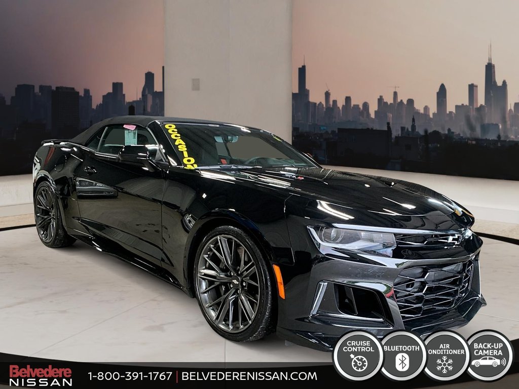 2019 Chevrolet Camaro ZL1  DÉCAPOTABLE V8 6.2L SURALIMENTÉ 650HP in Saint-Jérôme, Quebec - 3 - w1024h768px