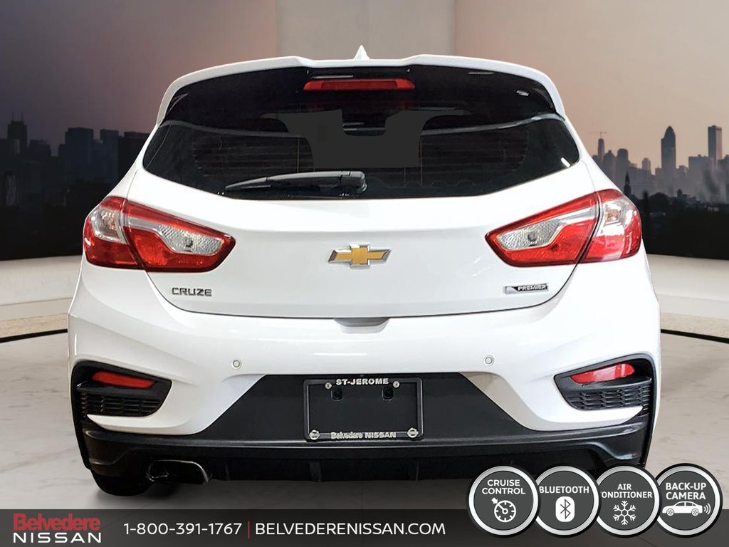 Chevrolet Cruze PREMIER RS HAYON A/C BLUETOOTH MAGS TOIT OUVRANT 2018 à Saint-Jérôme, Québec - 4 - w1024h768px