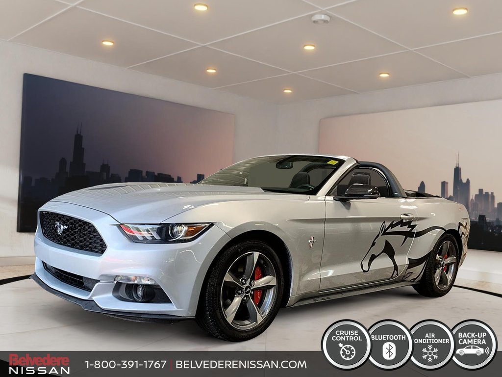 Ford Mustang V6 3.7L CONVERTIBLE AUTOMATIQUE CAMÉRA 2016 à Saint-Jérôme, Québec - 14 - w1024h768px