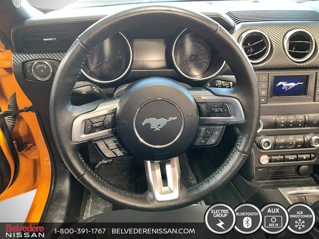Ford Mustang CONVERTIBLE MANUELLE 6 VITESSES ECOBOOST 2.3 LITRE 2019 à Saint-Jérôme, Québec - 12 - w1024h768px