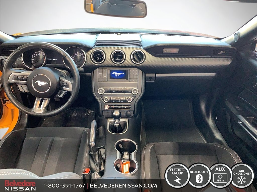 Ford Mustang CONVERTIBLE MANUELLE 6 VITESSES ECOBOOST 2.3 LITRE 2019 à Saint-Jérôme, Québec - 11 - w1024h768px