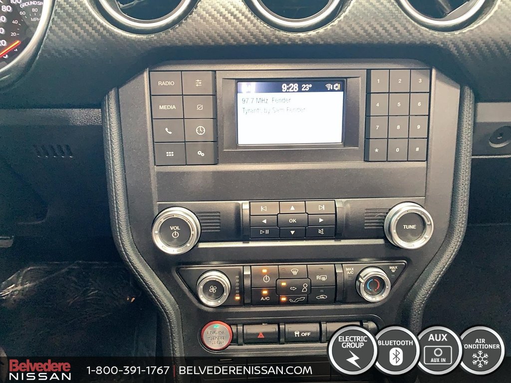 Ford Mustang CONVERTIBLE MANUELLE 6 VITESSES ECOBOOST 2.3 LITRE 2019 à Saint-Jérôme, Québec - 14 - w1024h768px