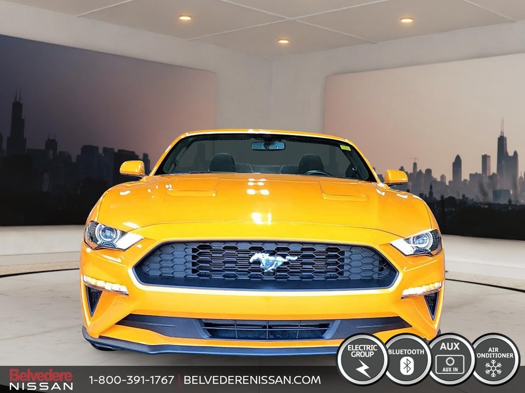 Ford Mustang CONVERTIBLE MANUELLE 6 VITESSES ECOBOOST 2.3 LITRE 2019 à Saint-Jérôme, Québec - 2 - w1024h768px