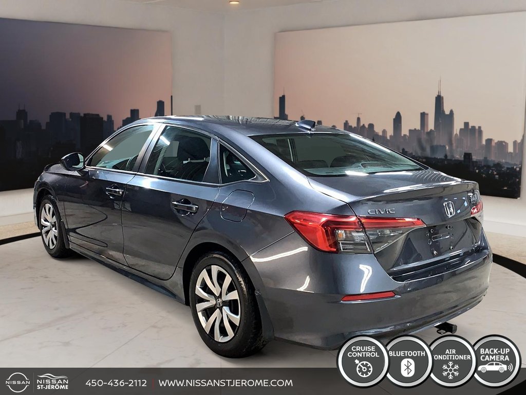 Honda Civic Sedan LX AUTOMATIQUE A/C BLUETOOTH CAMÉRA DÉMARREUR 2022 à Saint-Jérôme, Québec - 5 - w1024h768px