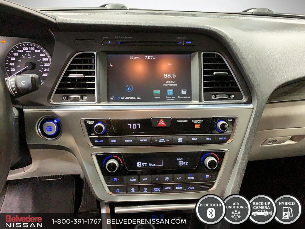Hyundai Sonata Plug-In Hybrid LIMITED CUIR  NAVIGATION CAMERA BLUETOOTH 2017 à Saint-Jérôme, Québec - 14 - w1024h768px
