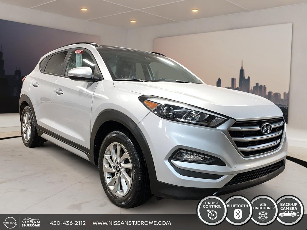 Hyundai Tucson SE AWD MAGS CUIR TOIT PANO CAMÉRA BLUETOOTH CRUISE 2018 à Charlemagne, Québec - 3 - w1024h768px