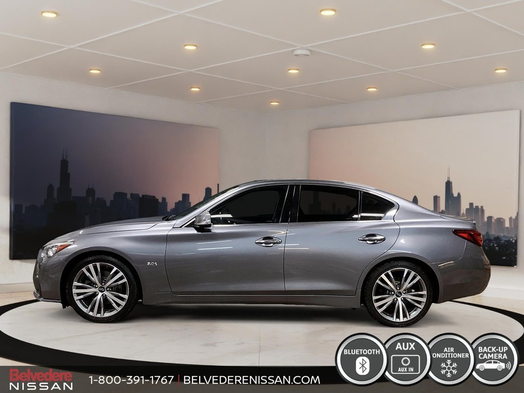 Infiniti Q50 S SIGNATURE AWD NAV CAM MAGS TOIT TURBO 2019 à Saint-Jérôme, Québec - 6 - w1024h768px