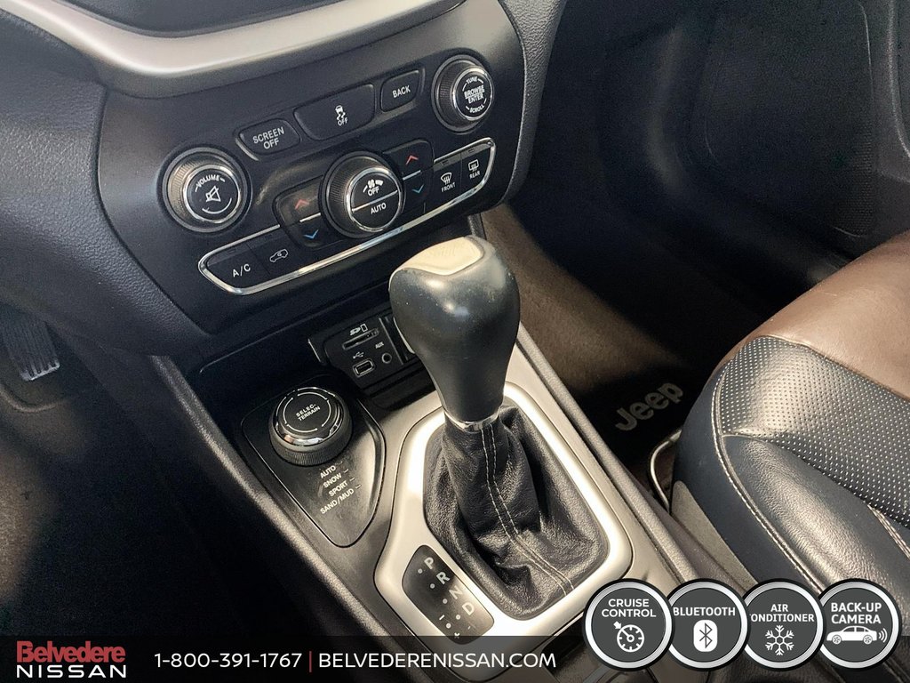 2014 Jeep Cherokee Limited CUIR MAGS CAMÉRA DÉMARREUR BLUETOOTH in Saint-Jérôme, Quebec - 16 - w1024h768px