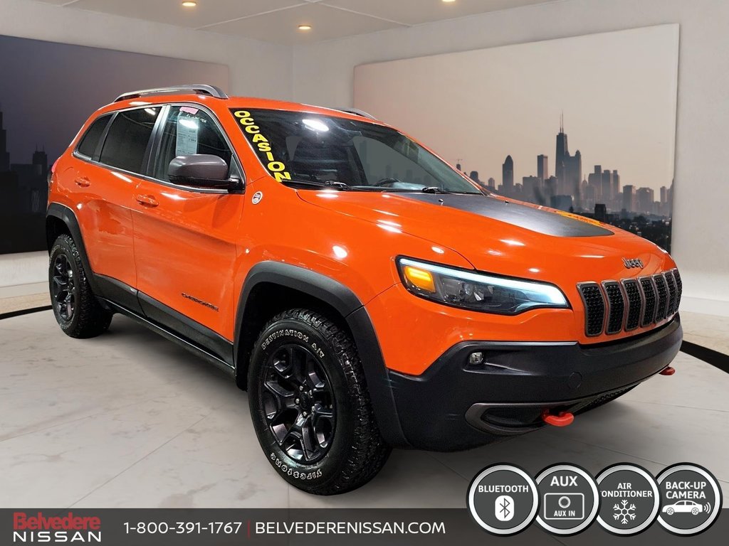 2021  Cherokee Trailhawk 4X4 A/C BLUETOOT CAMÉRA CUIR MAGS in Saint-Jérôme, Quebec - 3 - w1024h768px