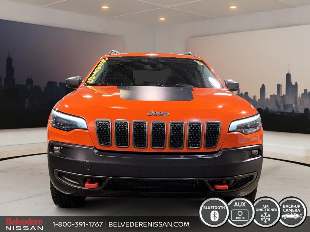 2021  Cherokee Trailhawk 4X4 A/C BLUETOOT CAMÉRA CUIR MAGS in Saint-Jérôme, Quebec - 2 - w1024h768px