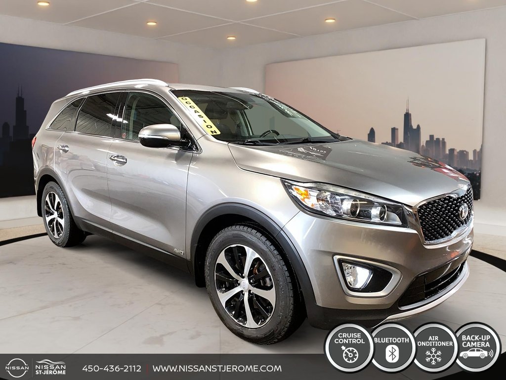 2018 Kia Sorento EX Turbo AWD MAGS CUIR SIÈGES CHAUFFANTS BLUETOOTH in Charlemagne, Quebec - 3 - w1024h768px
