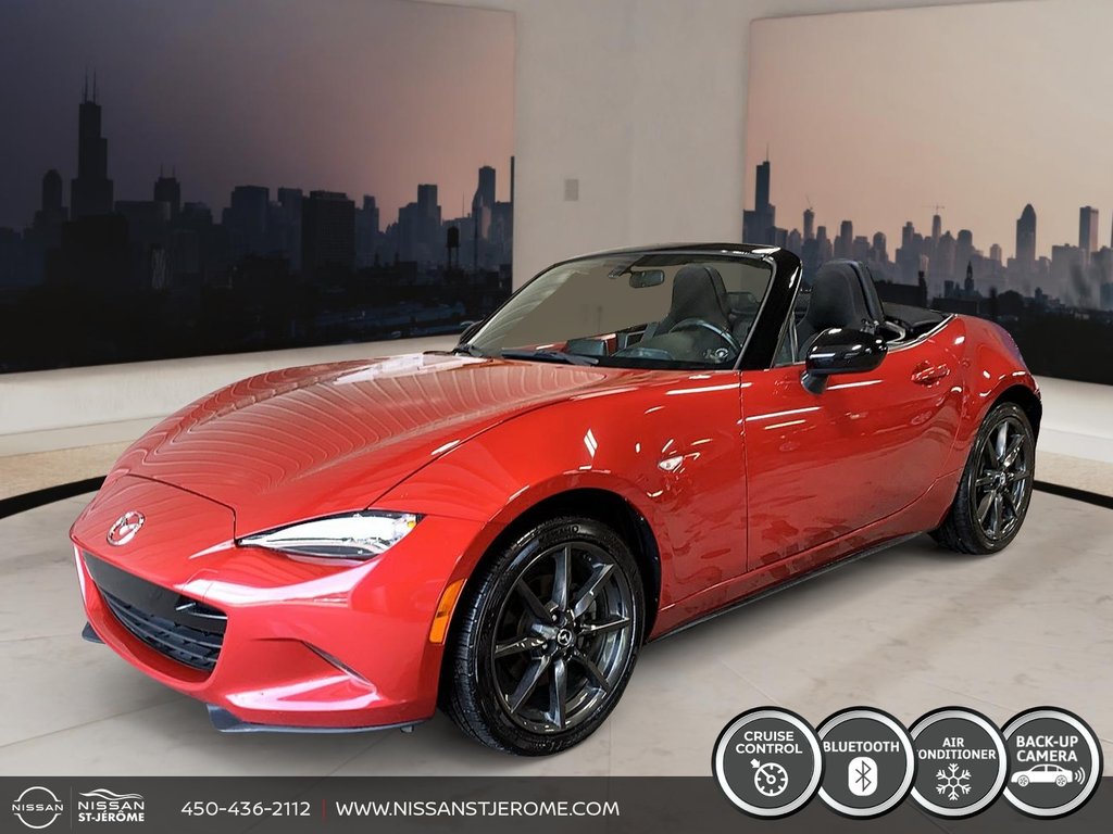 Mazda MX-5 GS DÉCAPOTABLE SKYACTIV AUTOMATIQUE MAGS BLUETOOTH 2016 à Saint-Jérôme, Québec - 5 - w1024h768px