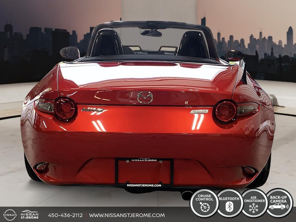 Mazda MX-5 GS DÉCAPOTABLE SKYACTIV AUTOMATIQUE MAGS BLUETOOTH 2016 à Saint-Jérôme, Québec - 11 - w1024h768px