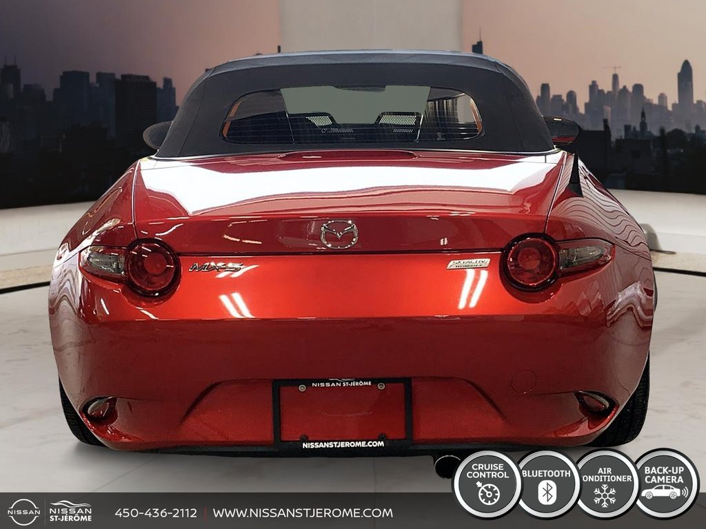 Mazda MX-5 GS DÉCAPOTABLE SKYACTIV AUTOMATIQUE MAGS BLUETOOTH 2016 à Saint-Jérôme, Québec - 4 - w1024h768px