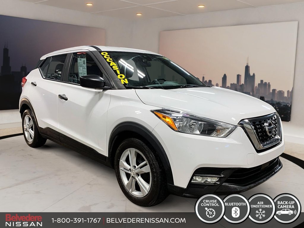 2020 Nissan Kicks S TA AUTOMATIQUE CAMERA DE RECUL BLUETOOTH A/C in Saint-Jérôme, Quebec - 3 - w1024h768px