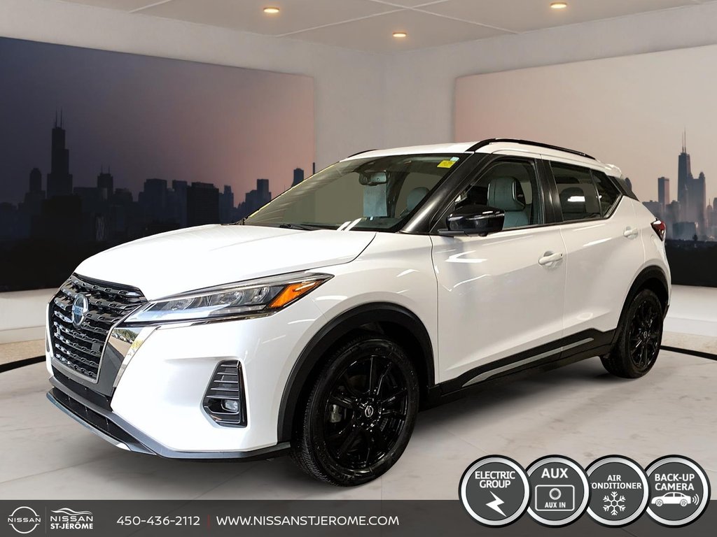 2021 Nissan Kicks SR MAGS CUIR CRUISE ADAPTATIF DÉMARREUR CAMÉRA in Charlemagne, Quebec - 1 - w1024h768px