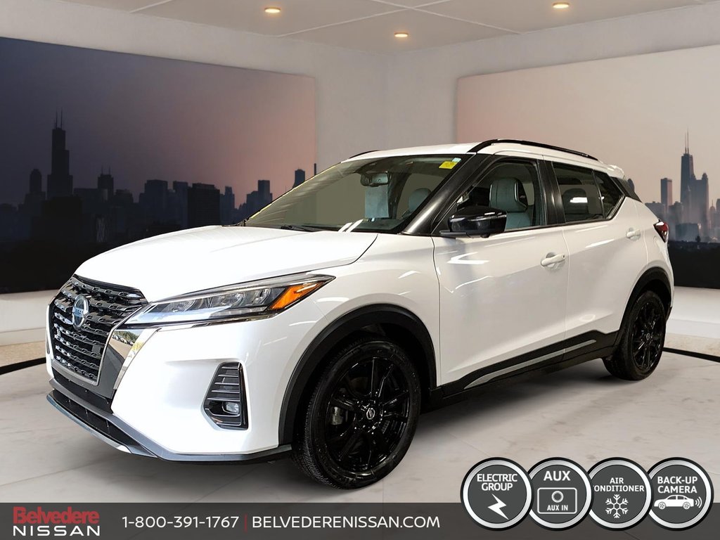Nissan Kicks SR MAGS CUIR CRUISE ADAPTATIF DÉMARREUR CAMÉRA 2021 à Saint-Jérôme, Québec - 1 - w1024h768px