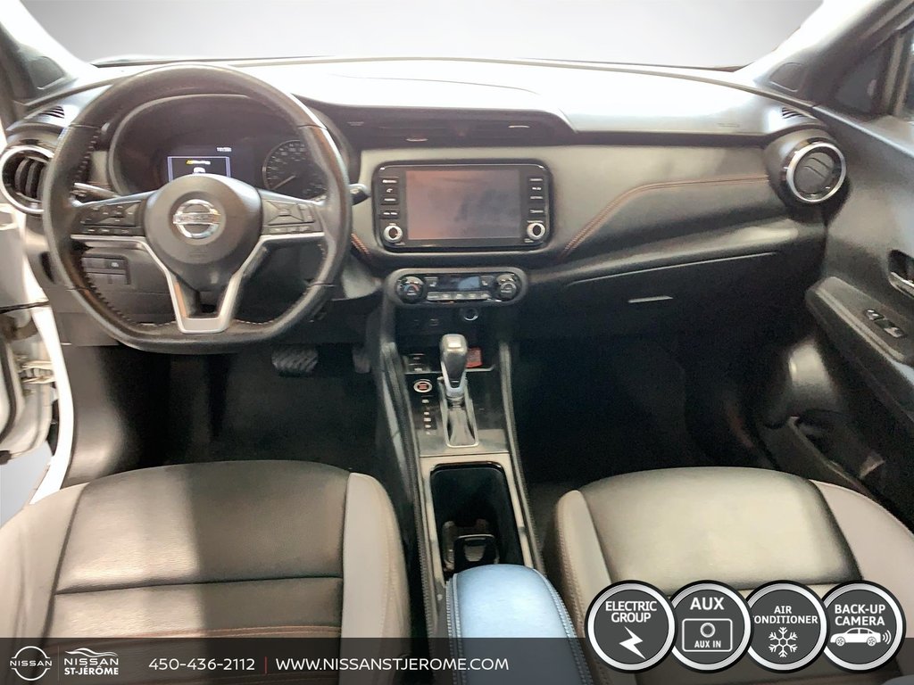 2021 Nissan Kicks SR MAGS CUIR CRUISE ADAPTATIF DÉMARREUR CAMÉRA in Charlemagne, Quebec - 11 - w1024h768px
