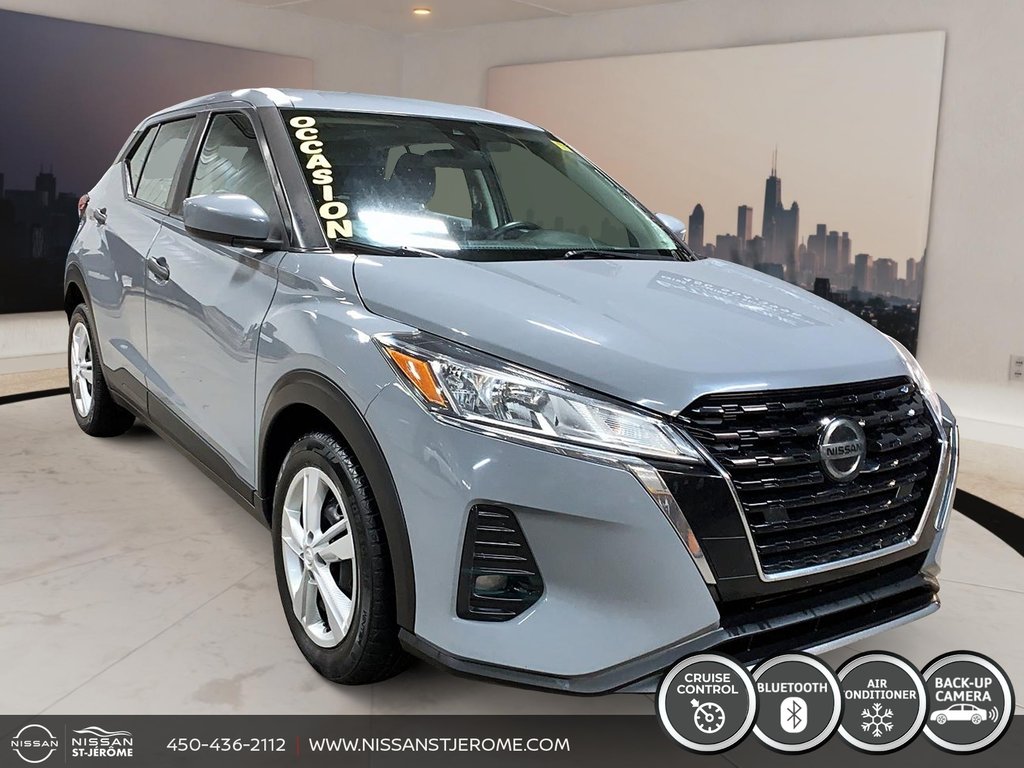 Nissan Kicks S AUTOMATIQUE A/C BLUETOOTH CAMÉRA DE RECUL 2021 à Saint-Jérôme, Québec - 3 - w1024h768px