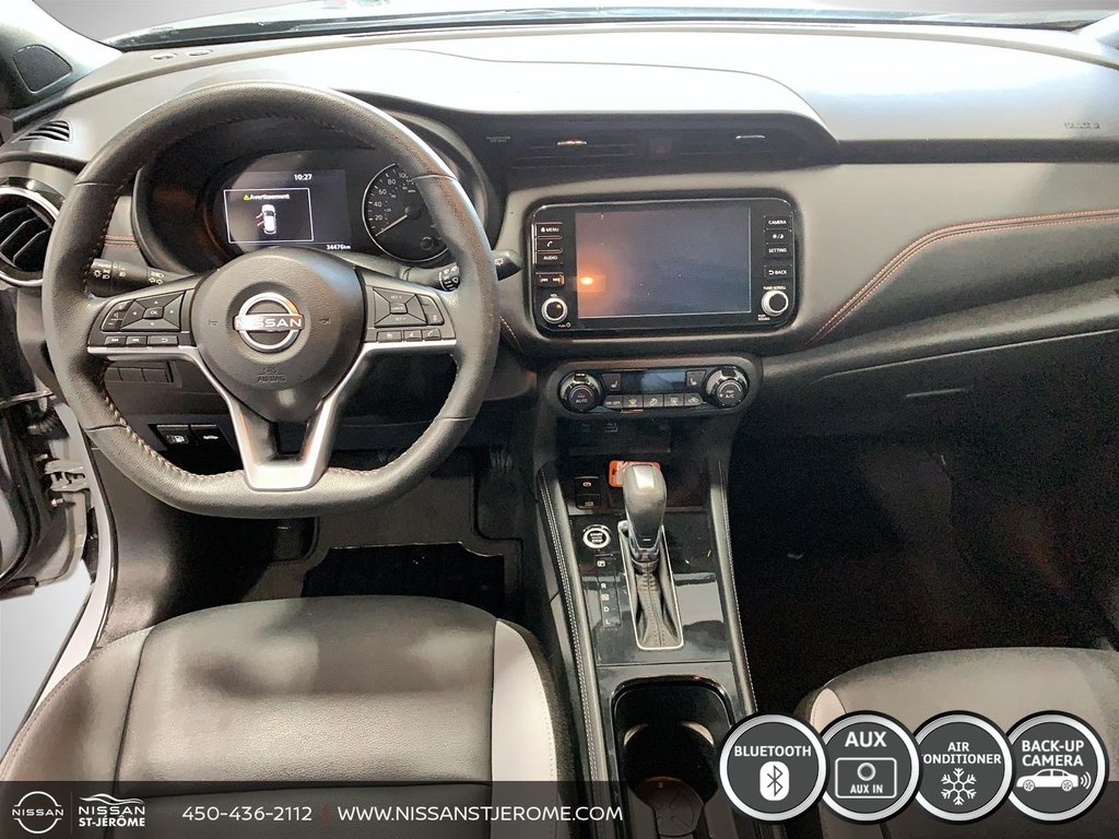 Nissan Kicks SR MAGS CAMERA BLUETOOTH SIEGES CHAUFFANTS A/C 2022 à Saint-Jérôme, Québec - 10 - w1024h768px
