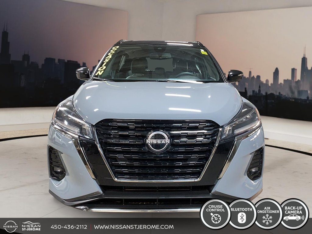 2022 Nissan Kicks SR AUTOMATIQUE A/C BLUETOOTH MAGS/TOIT NOIR CAMÉRA in Charlemagne, Quebec - 2 - w1024h768px