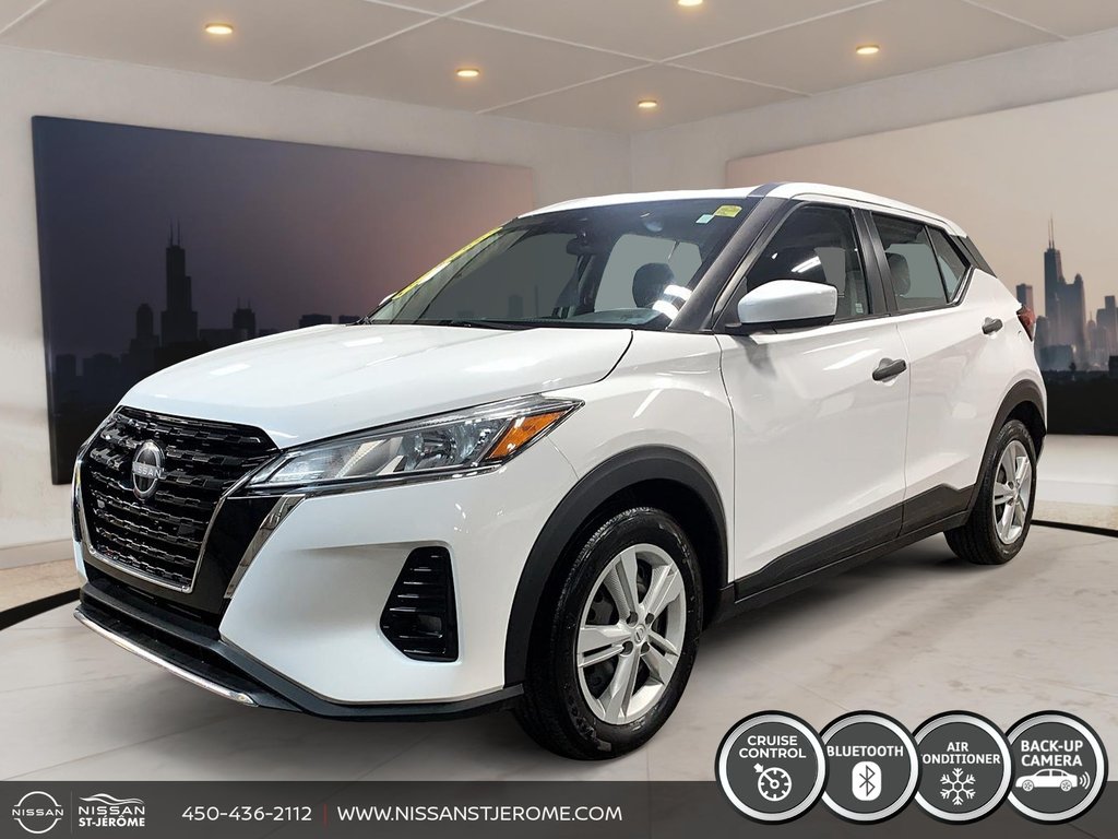 2022 Nissan Kicks S AUTOMATIQUE A/C BLUETOOTH CAMÉRA DE RECUL in Saint-Jérôme, Quebec - 1 - w1024h768px