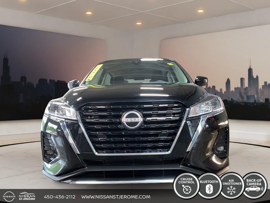 Nissan Kicks S AUTOMATIQUE A/C BLUETOOTH CAMÉRA DE RECUL 2023 à Saint-Jérôme, Québec - 2 - w1024h768px