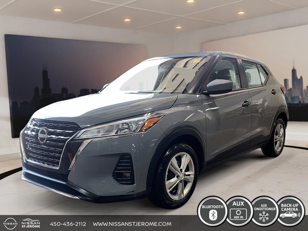 Nissan Kicks S AUTOMATIQUE A/C BLUETOOTH CAMÉRA RECUL 2024 à Charlemagne, Québec - 1 - w1024h768px