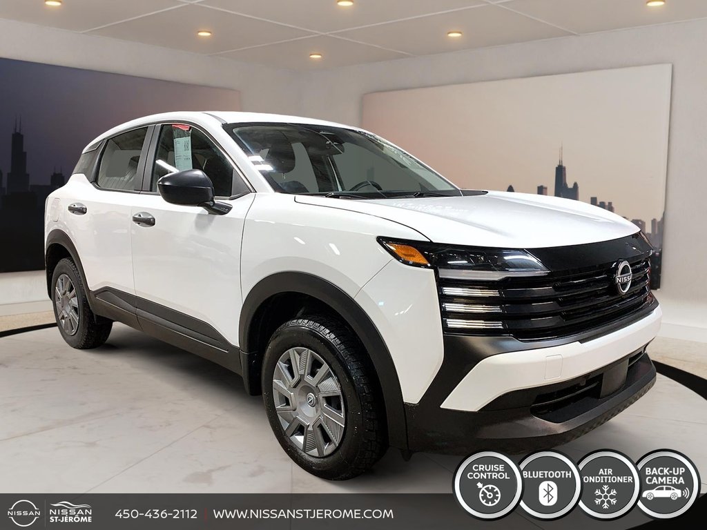2025 Nissan Kicks S AUTOMATIQUE A/C BLUETOOTH SIEGES CHAUFFANT CAM in Saint-Jérôme, Quebec - 3 - w1024h768px