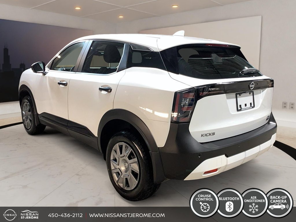2025 Nissan Kicks S AUTOMATIQUE A/C BLUETOOTH SIEGES CHAUFFANT CAM in Saint-Jérôme, Quebec - 5 - w1024h768px