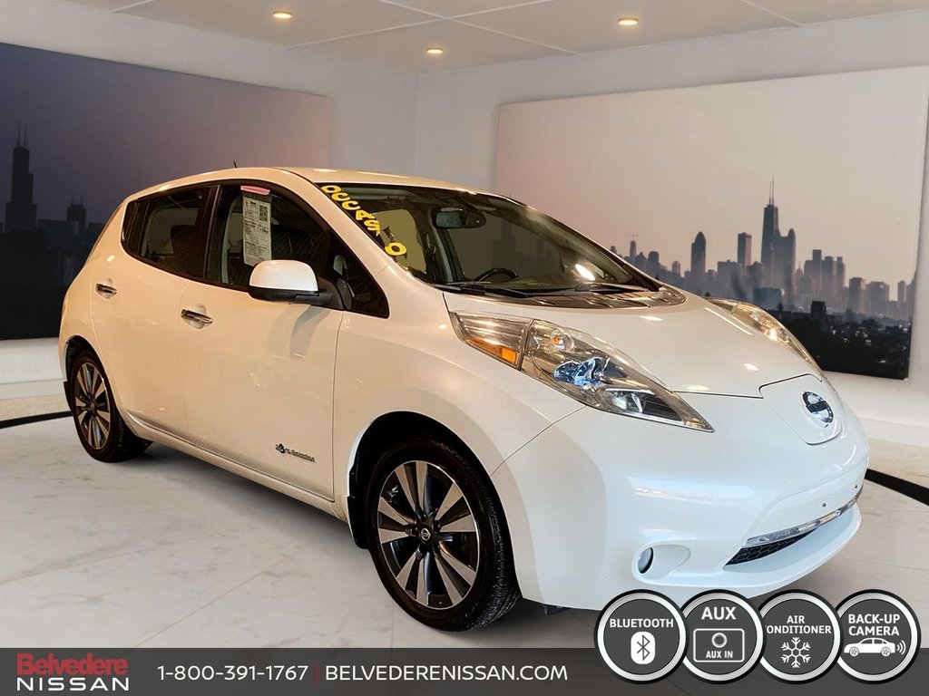 2016  Leaf SL A/C CUIR NAV CAMÉRA 150 KM AUTONOMIE in Saint-Jérôme, Quebec - 3 - w1024h768px