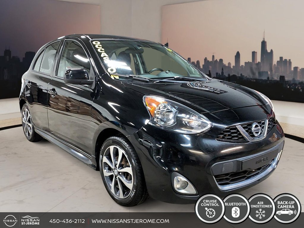 Nissan Micra SR AUTO AILERON  A/C BLUETOOTH CAMÉRA MAGS PHARES 2017 à Saint-Jérôme, Québec - 3 - w1024h768px