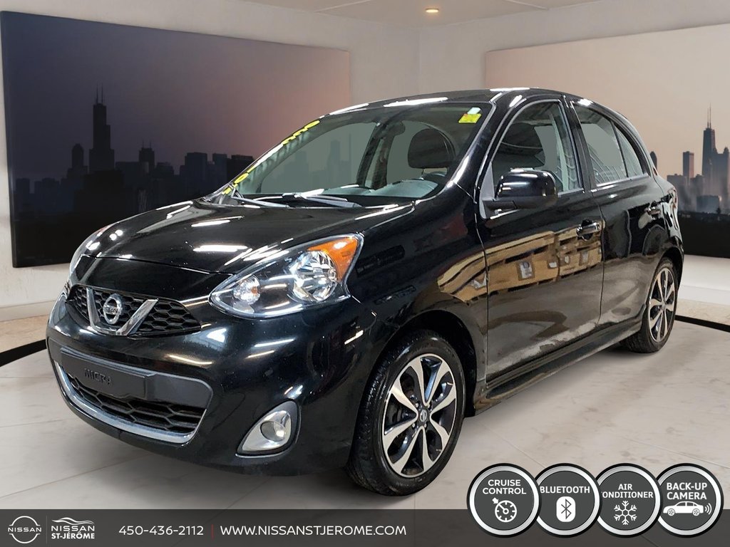 Nissan Micra SR AUTO AILERON  A/C BLUETOOTH CAMÉRA MAGS PHARES 2017 à Saint-Jérôme, Québec - 1 - w1024h768px