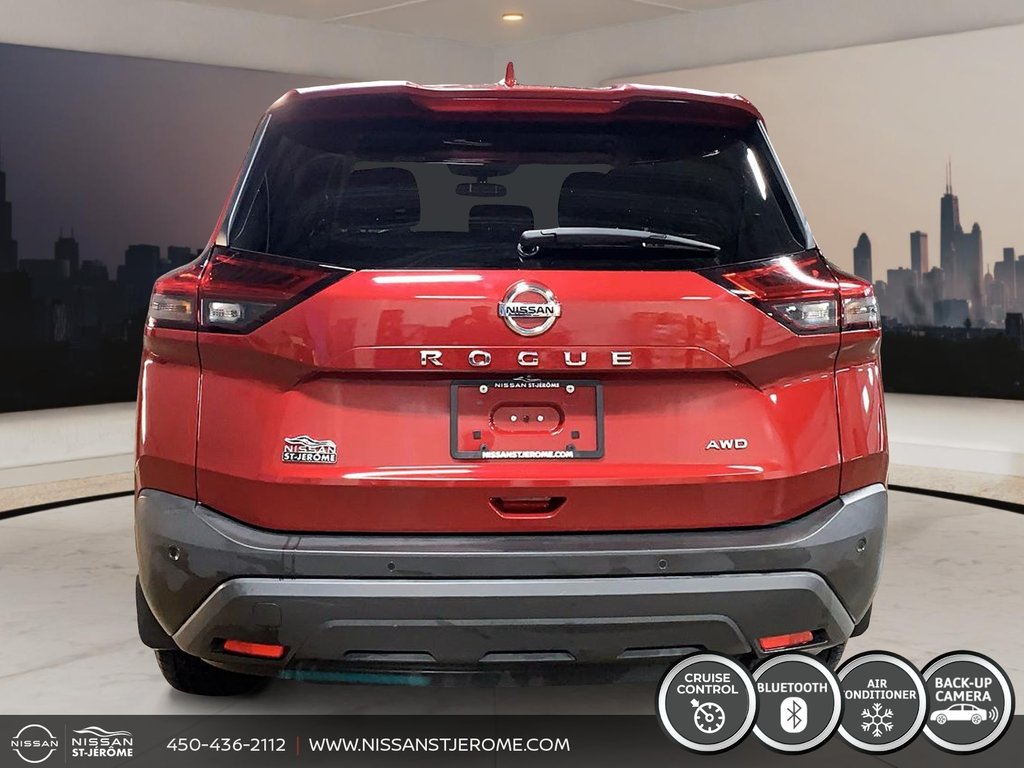 2021 Nissan Rogue S AWD MAGS SIÈGES CHAUFFANTS CAMÉRA BLUETOOTH in Charlemagne, Quebec - 4 - w1024h768px