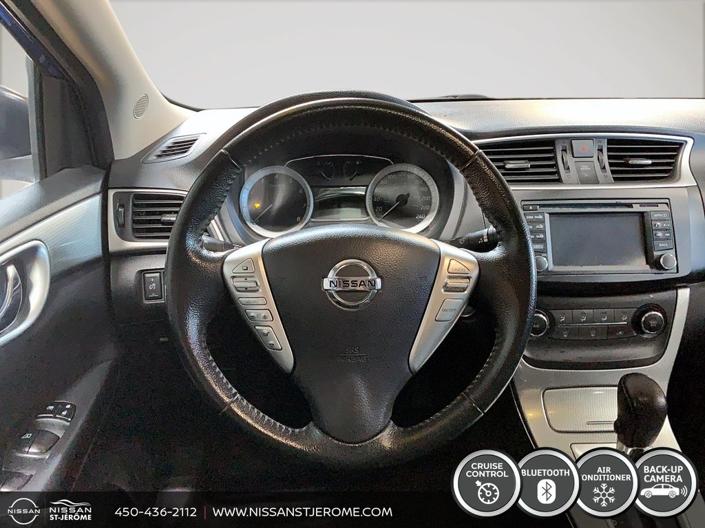 2015 Nissan Sentra SR AUTOMATIQUE NAV A/C BLUETOOTH MAGS TOIT OUVRANT in Charlemagne, Quebec - 12 - w1024h768px