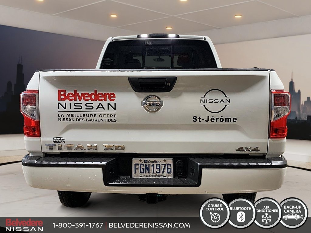 2019 Nissan Titan XD XD DIESEL CREW CAB SV 4X4 AVEC PELLE in Saint-Jérôme, Quebec - 4 - w1024h768px