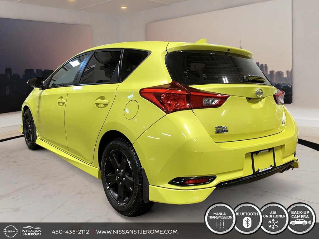 Scion iM BASE MANUELLE 6 VITESSES A/C BLUETOOTH CAMÉRA MAGS 2016 à Saint-Jérôme, Québec - 5 - w1024h768px