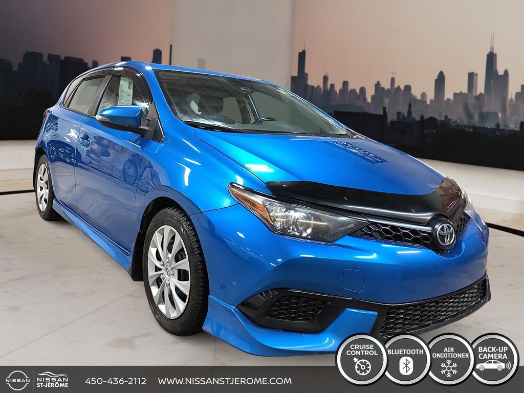 Toyota Corolla iM BASE AUTOMATIQUE A/C BLUETOOTH CAMÉRA MAGS USB 2018 à Charlemagne, Québec - 3 - w1024h768px