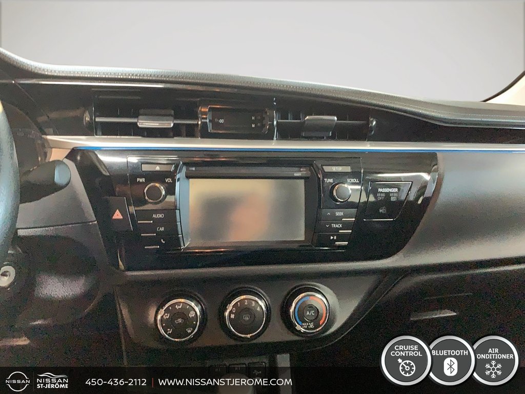 2016 Toyota Corolla L MAGS CRUISE BLUETOOTH CAMÉRA DE RECUL DÉMARREUR in Charlemagne, Quebec - 14 - w1024h768px